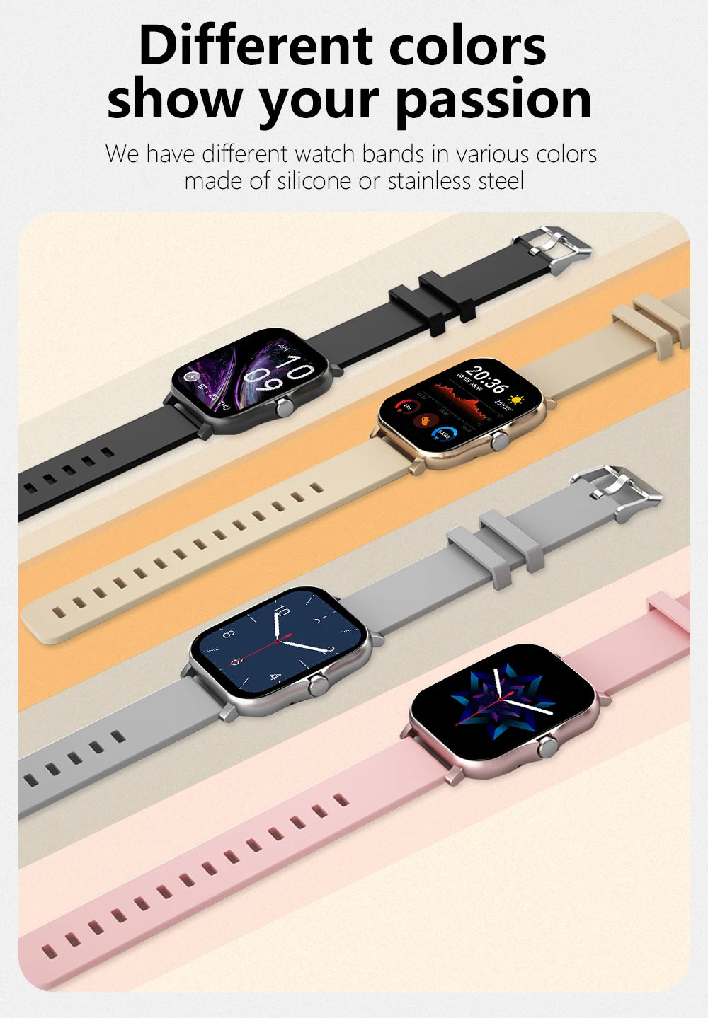 🔥 Offre Spécial SmartWatch en Maille les 3 pour 59,99€